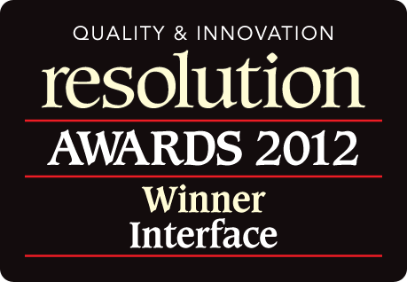 resolution awards 2012 logo winner interface